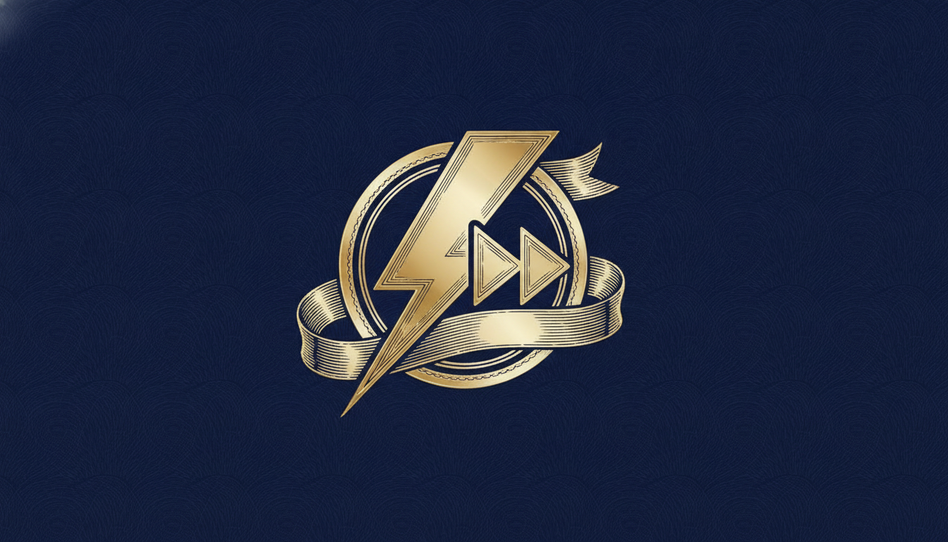 Gold lightning emblem — instant activation of a US LLC that already has an EIN